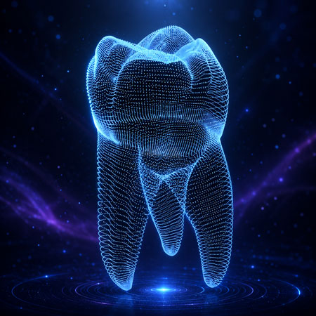 3D tooth illustration