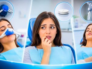 Explaining the types of dental sedation: Nitrous Oxide, Oral Sedation and IV Sedation.